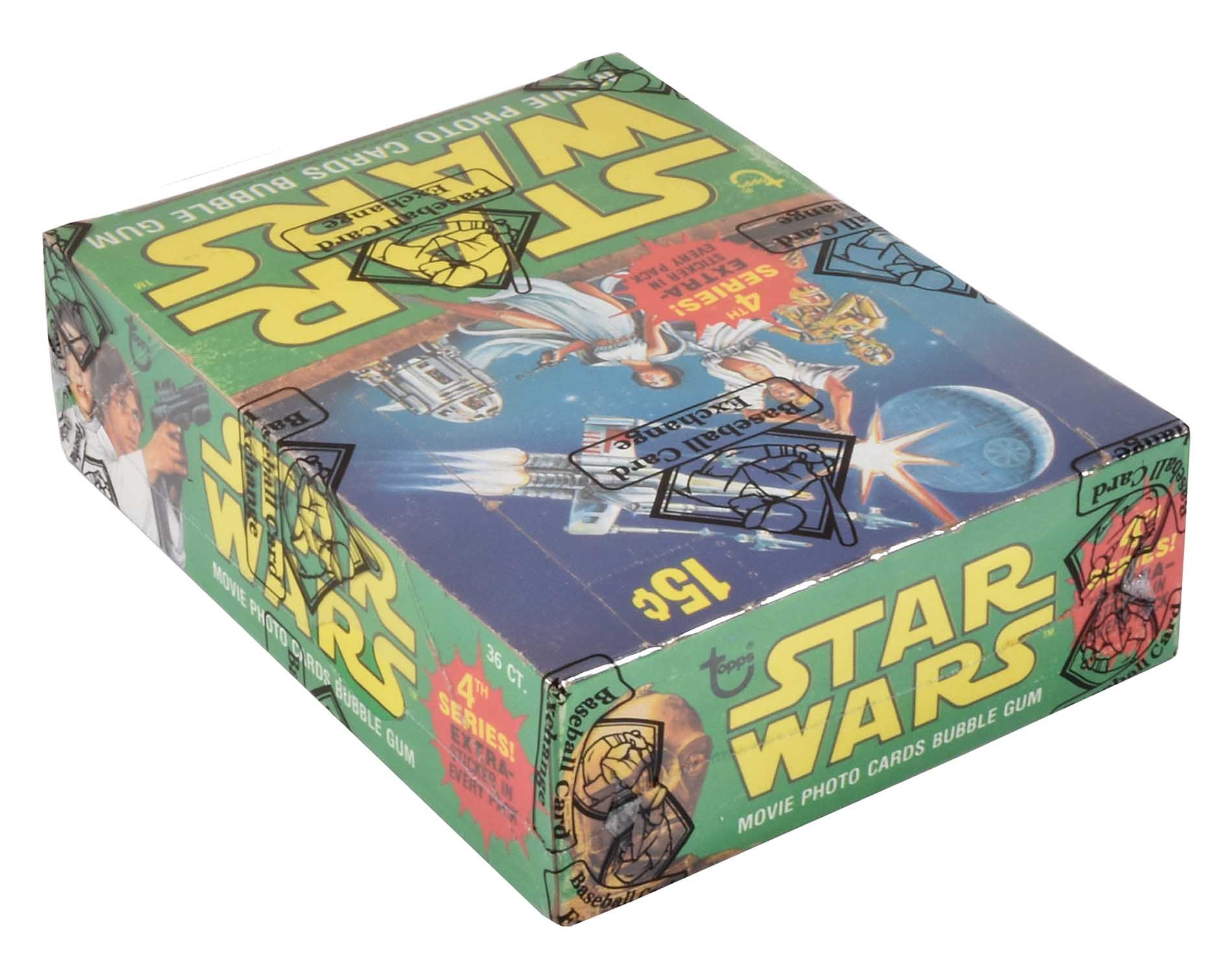 star wars trading cards unopened