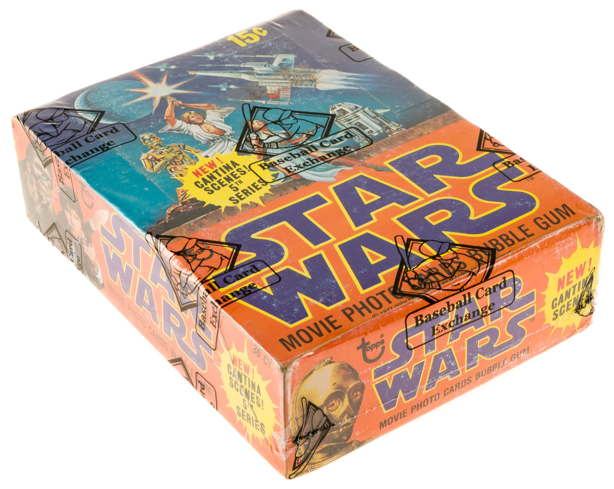 unopened star wars cards