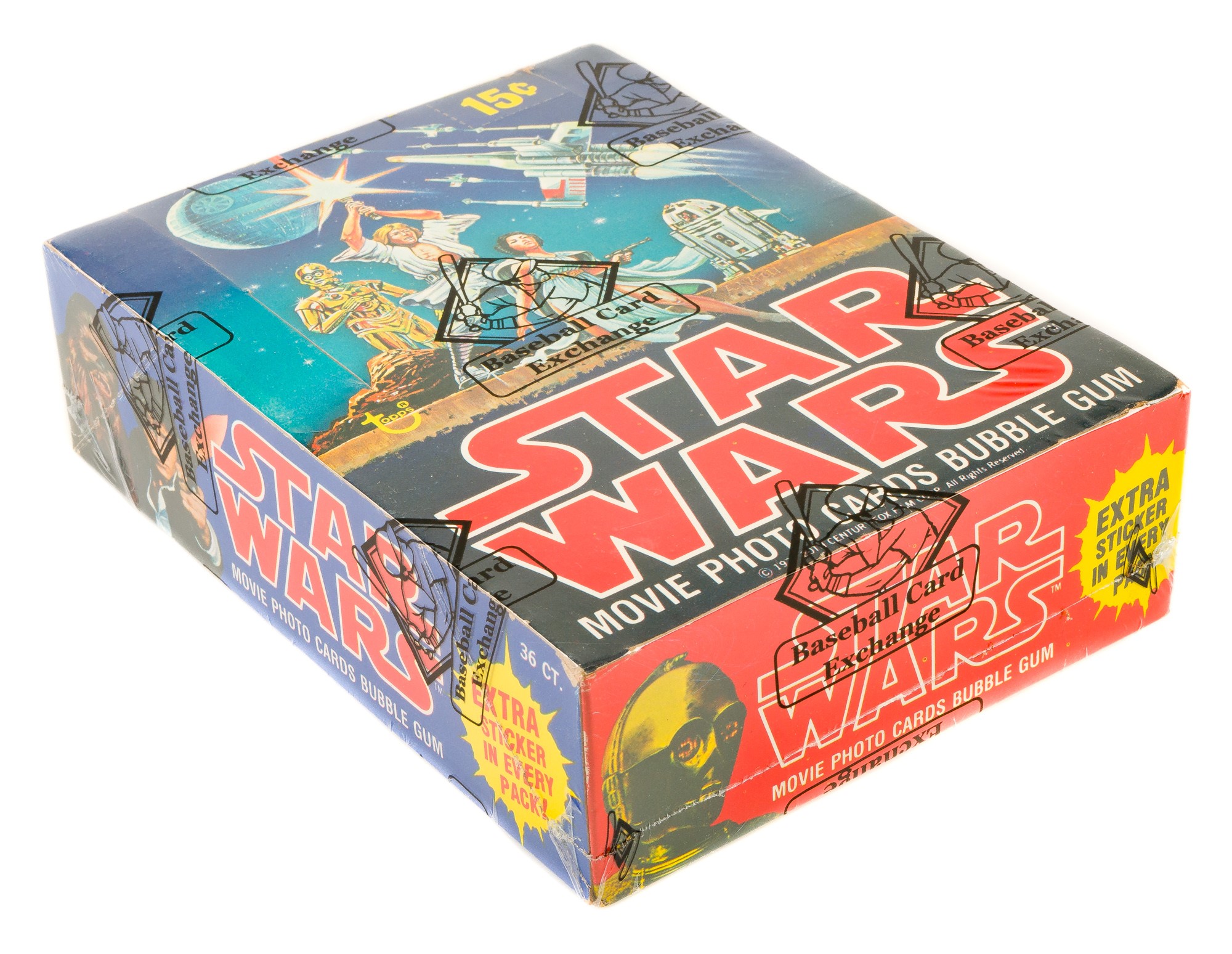 star wars trading cards unopened